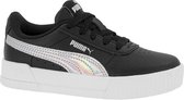 PUMA Carina Rainbow PS Meisjes Sneakers - Puma Black-Puma Silver - Maat 28