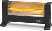 ICQN Infrarood Kachel, Infrarood Heater, Infrarood Elektrische Verwarming - 900W - IP20-certificaat