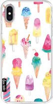 Casetastic Apple iPhone XS Max Hoesje - Softcover Hoesje met Design - Ice Creams Print