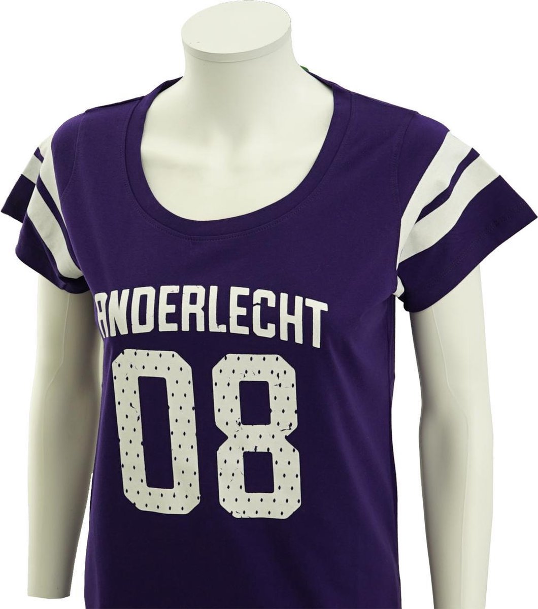 RSC Anderlecht paars t-shirt dames 08 maat XS