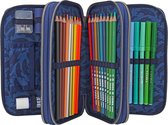 Dino world 3-vaks etui met led onderwater