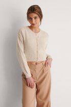 NA-KD Vest brushed Dames - Maat XL
