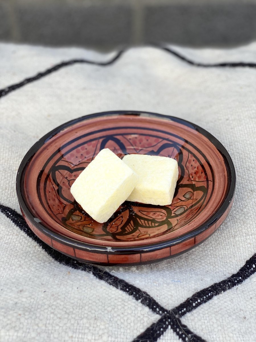 Amberblokjes - Handgemaakte geurblokjes uit Marokko - Fresh Cotton - vervaardigd uit natuurlijke materialen