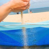 XXL groot strand mat - 200 x 200 cm |Extensso ®|  Groen| Strandlaken zand vrij | Familie strandhanddoek | Zandvrij zonnen | Zorgeloos eten en drinken aan het strand | Bescherming van tablets,