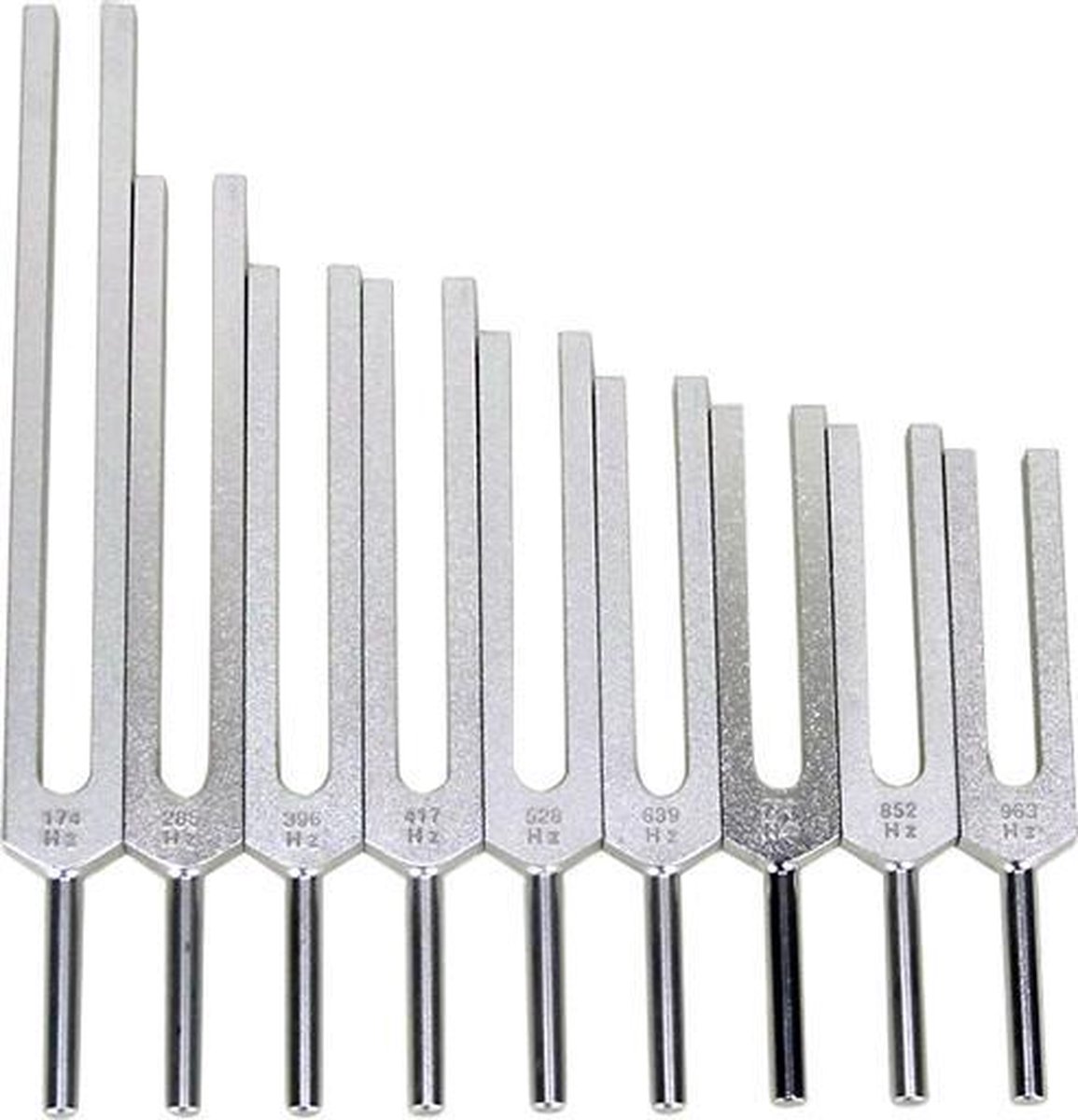 Stemvorken Sacred Solfeggio reeks - 14.5-24.5 - Aluminium - S