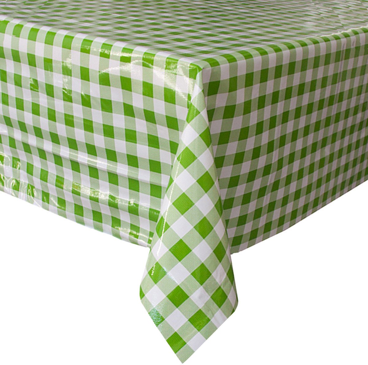 Mexicaans Tafelzeil Grote Ruit - 120 x 270 cm - Lichtgroen