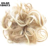 Haar Wrap, Brazilian hairextensions knotje blond 18/613#