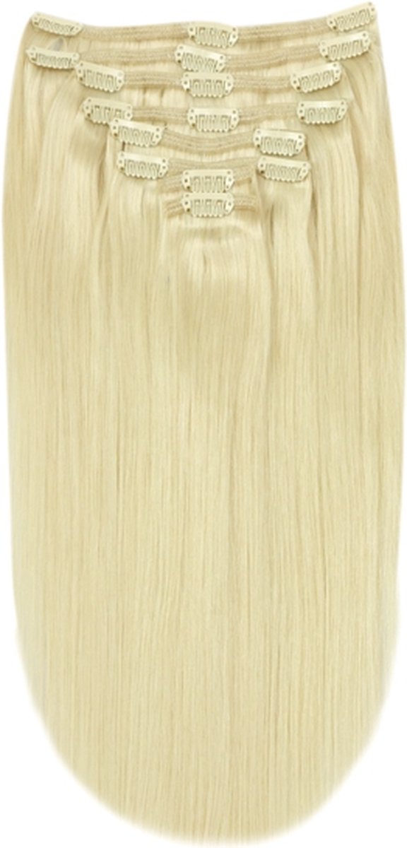 Remy Human Hair extensions Double Weft straight 20 - blond 60#