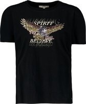 GARCIA Dames T-shirt Zwart - Maat S