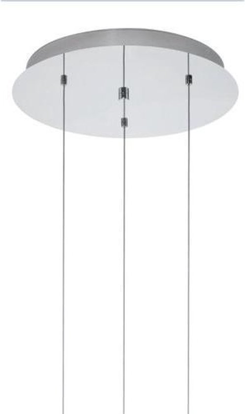 EGLO Rocamar 3-Lichts Hanglamp Koper En Glas - Eettafel Pendellamp E27 Voor Woonkamer