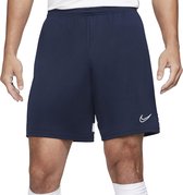 Nike Dri-FIT Academy 21 Sportbroek - Maat S  - Mannen - navy - blauw - wit