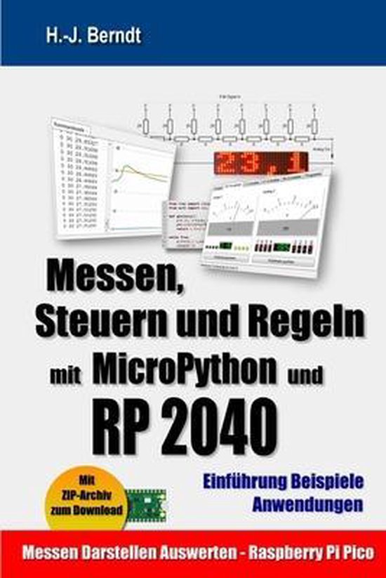 Messen, Steuern und Regeln mit MicroPython und RP2040 - cover