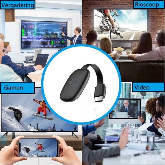 Phreeze Dongel voor TV WiFi Dongle Smart TV Werkt met AirPlay MiraCast WiFi... bol