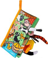Jollybaby™ Teether Book | Bijtboekje | KnuffelBoekje | Jollybaby Farm tails boekje