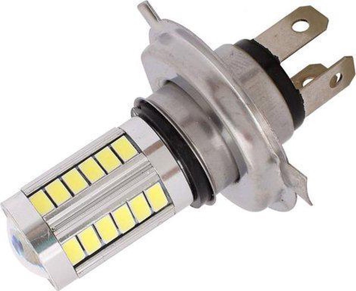 H4 LED lamp - Autolamp - Wit licht -16.5 Watt - 12 Volt - 2 stuks | bol.com