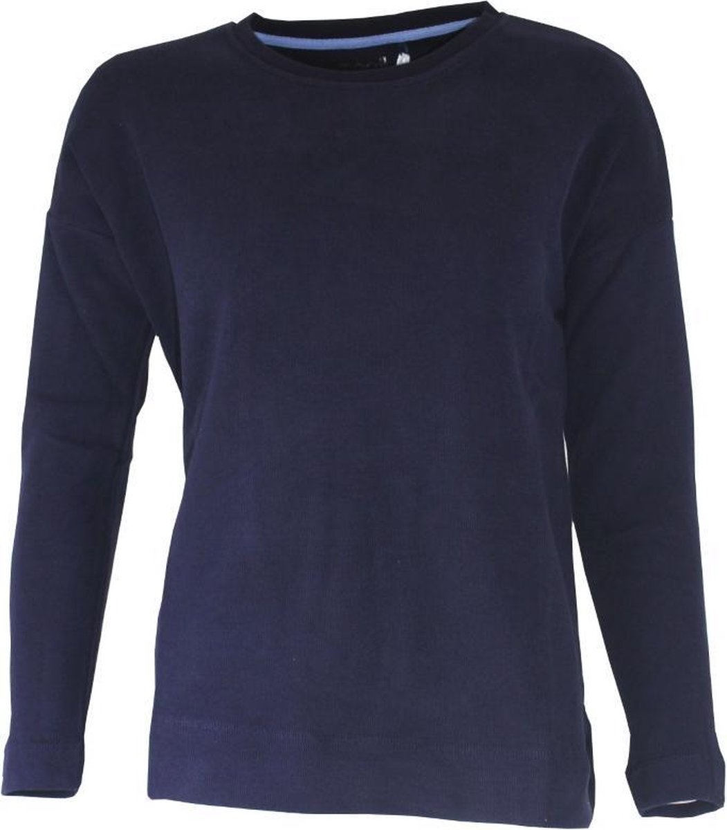 MOOI! Company - Dames sweater - Comfortabele Trui - Manon Los vallend model - Kleur Navy - L