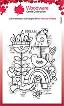 Woodware Clear stamp - Droom tuin - A6 - Polymeer