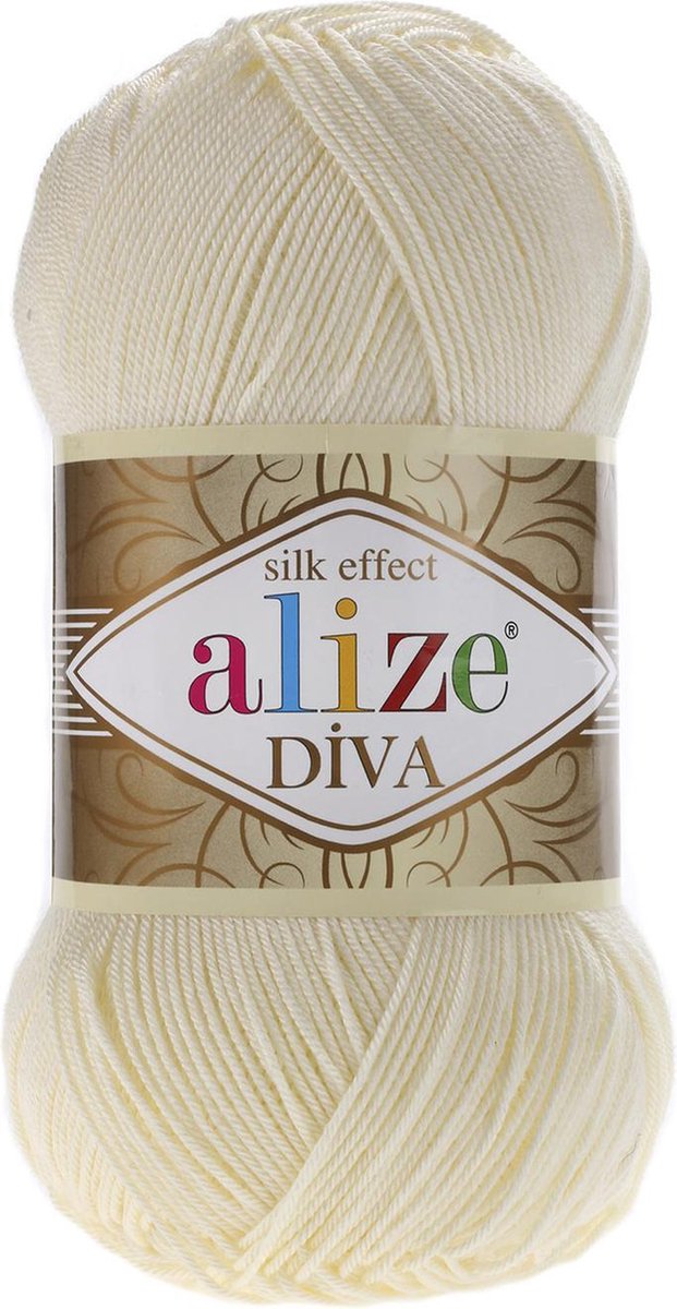 Alize Diva 01 Pakket 5 bollen