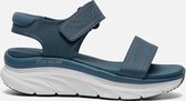 Skechers D'Lux Walker New Block sandalen blauw - Maat 36