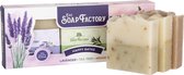 The Soap Factory - Happy Baths - Lavendel - Tea Tree - Argan - Cadeau set - 100% Natuurlijk & Handmade Giftset