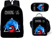 Among Us Rugtas 3 set - Moon - tas - schooltas - backpack - baggage - luggage - laptoptas - rugzak -zak