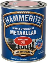 Hammerite Hoogglans Metaallak - Rood - 750 ml