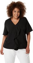 Top met ruffle