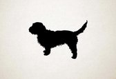 Silhouette hond - Basset Fauve De Bretagne - S - 40x60cm - Zwart - wanddecoratie