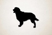 Silhouette hond - Epagneul Bleu De Picardie - - S - 45x56cm - Zwart - wanddecoratie