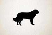 Silhouette hond - Bucovina Shepherd Dog - Bucovina-herdershond - S - 38x60cm - Zwart - wanddecoratie