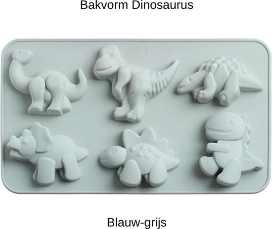 Wacht even Opgewonden zijn Haiku Siliconen bakvorm - Dinosaurus - siliconenmal - muffin - cake - dieren –  dino -... | bol.com