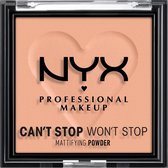 NYX Professional Makeup Can't Stop Won't Stop Mattifying Gezichtspoeder - Brightening Peach