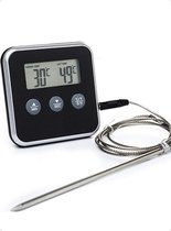 Broba Suikerthermometer Digitaal – Kernthermometer – Oventhermometer – Keukenthermometer – Voedselthermometer – Thermometer ook geschikt als Meater en voor Vlees, BBQ, Oven