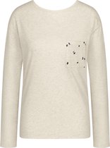 Triumph Mix & Match LSL TOP 02 Vrouwen Pyjamashirt - SKIN - LIGHT COMBINATION - Maat 36