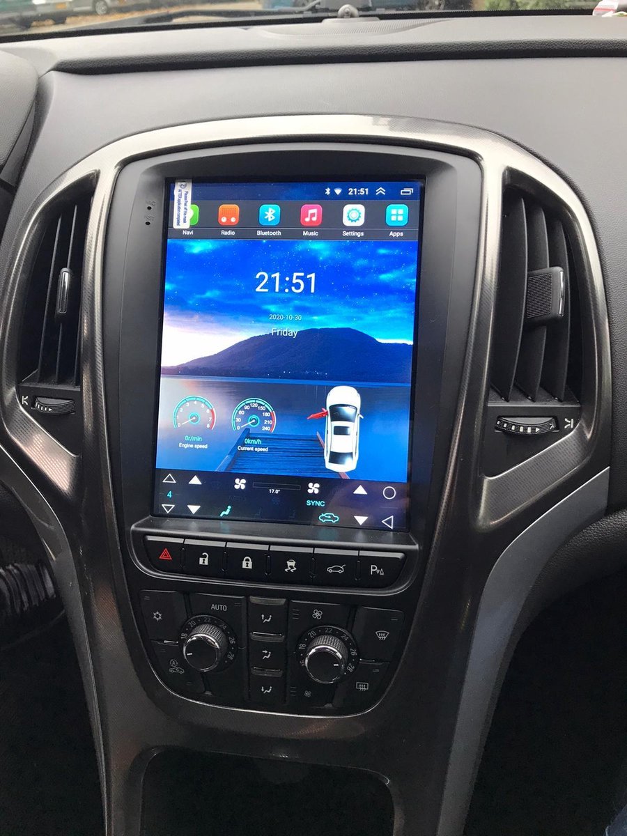 Opel Astra J 2010-2015 Android 9.0 Navigation et multimédia