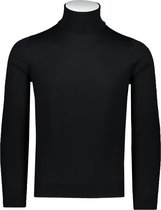 Gran Sasso  Trui Zwart Getailleerd - Maat XL  - Heren - Herfst/Winter Collectie - Lana;Wool