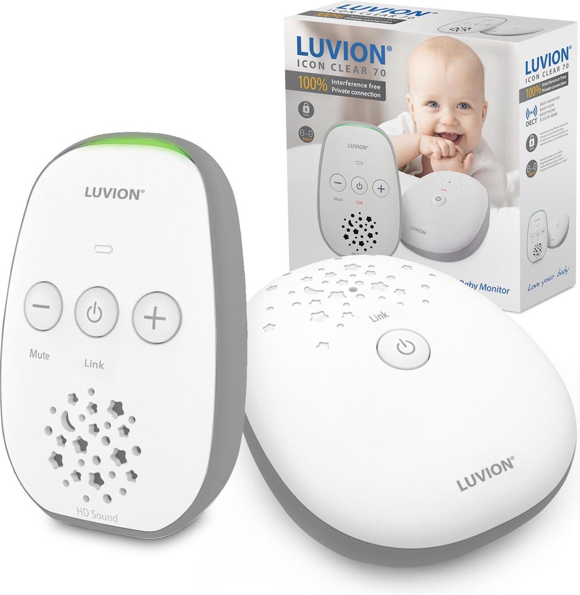 Luvion Icon Clear 70 – DECT Babyfoon