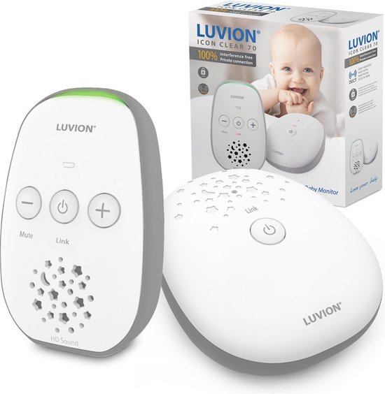 LUVION® Icon Clear 70 - DECT Babyphone - Babyfoon zonder camera