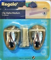 Regalo Clip Alpha Medium Chrome