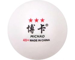 Racketclub Michao - Tafeltennis -Pingpong-Tafeltennisballen-Pingpongballen -Tafeltennis oefenballen-Professionele originele Tafeltennis ballen-3 sterren tafeltennisballen- Per 100 stuks - 40+ mm - Naadloos - Alleen oranje