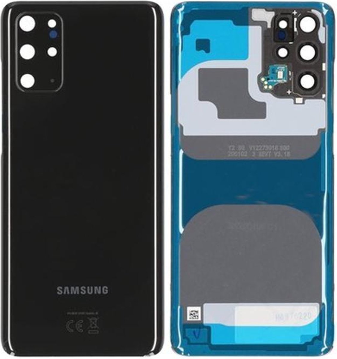 Samsung Galaxy S20 Plus - battery cover / back cover/ achterkant - zwart