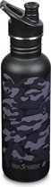 Klean Kanteen Classic drinkfles - sport- Black Camo- 800 ml - met sportcap