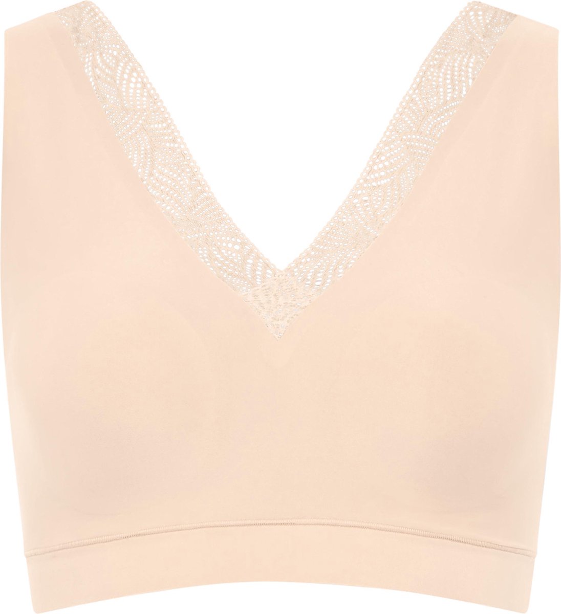 Chantelle SoftStretch V-Neck Voorgevormde Wirefree Top Kant - Maat XL/XXL