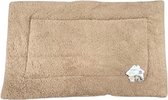 Topmast Hondenkleed Dierenmat Benchmat Soft Fleece - Beige - 105 x 70 cm