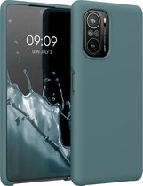 kwmobile telefoonhoesje voor Xiaomi Mi 11i / Poco F3 - Hoesje met siliconen coating - Smartphone case in arctisch blauw