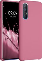 kwmobile telefoonhoesje voor Oppo Find X2 Neo - Hoesje met siliconen coating - Smartphone case in zoetroze