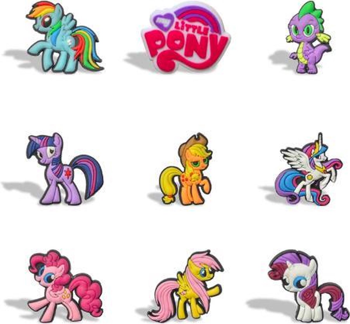 ProductGoods - 7x My Little Pony Koelkast Magneten - Woondecoratie - WhiteBoard - KoelkastMagneet - Magneet - My Little Pony