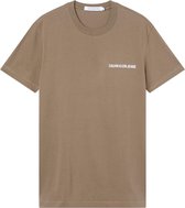 Calvin Klein Institutional Chest T-shirt - Mannen - Bruin