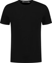 Calvin Klein Monogram Badge T-shirt - Mannen - Zwart