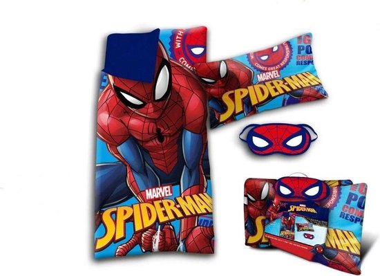 SPIDERMAN Logeerset 3-Delig|Marvel Logeerset Spider-man Junior 140 X 70 Cm  Polyester | bol.com